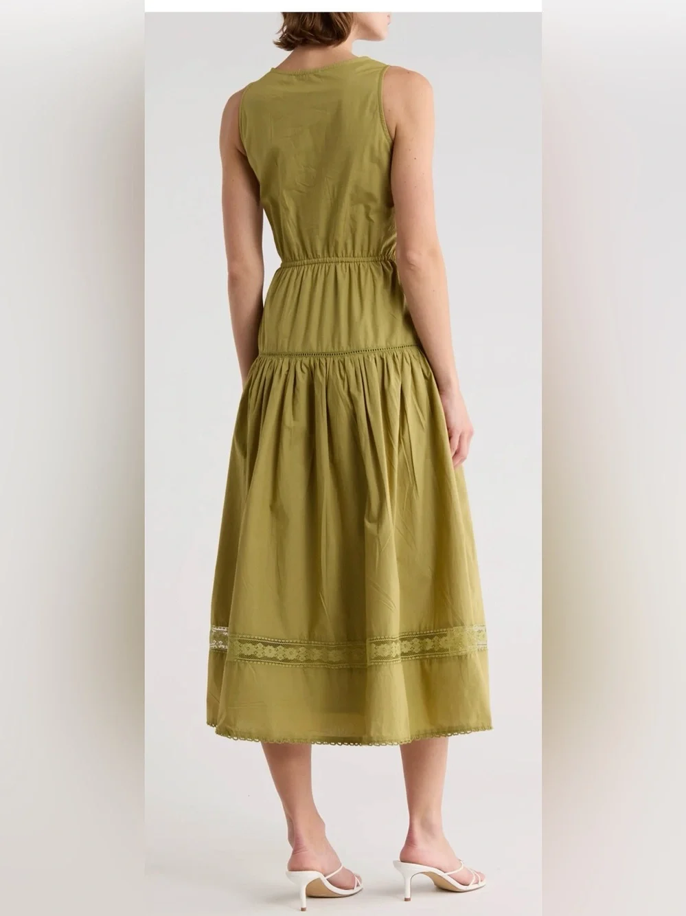 Maisie Cotton Poplin Midi Dress
